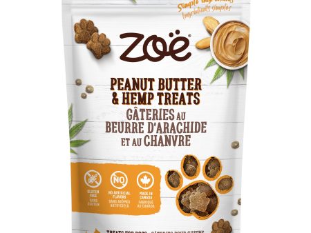 Gâteries Zoë pour chiens, beurre d’arachide et chanvre, 150 g (5,3 oz) Cheap