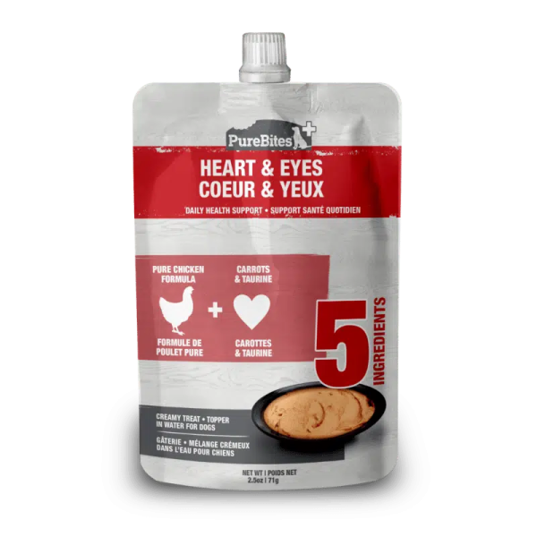 PureBites Coeur et yeux – nourriture en sachet pour chiens For Sale