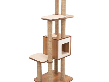 Catit Vesper High Base XL, Walnut Online Sale