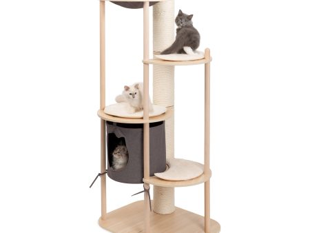 Arbre à chat Catit Vesper, grand, 72 x 57,5 x 163 cm (28,3 x 22,6 x 64,1 po) Sale