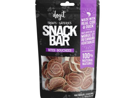 Bouchées de morue et canard Snack Bar Dogit, 150 g (5,2 oz) Discount