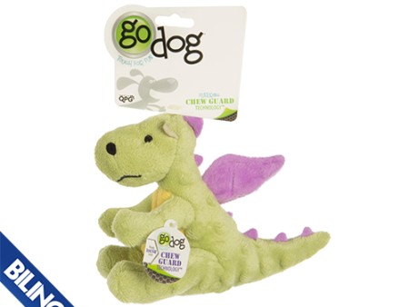 Jouet Go Dog Chew Guard résistant, dragon vert lime Sale