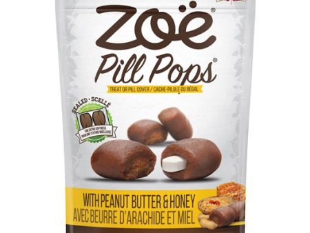 Bouchées pour comprimés Zoë Pill Pops, beurre d’arachide et miel, 100 g (3,5 oz) Supply