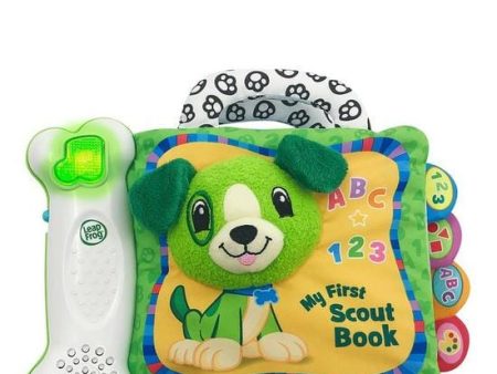 LEAP FROG  My First Scout Book:  Introduce your little one to numbers, letters, colors, and shapes when you press the light button - 607203 For Discount