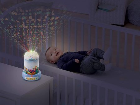 Vtech Lullaby Lamp Light: Rotating lamp or soft projecting light patterns will help sooth your little one - 80-532803 For Discount