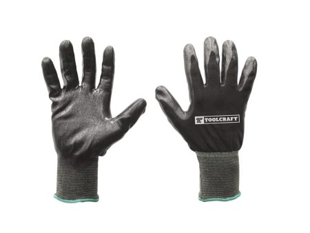 Toolcraft Nit-rile Gloves Used in applications which require a high degree of dexterity and sensitivity, especially where grips important, such as handling small oily parts and components - TC4288 Discount