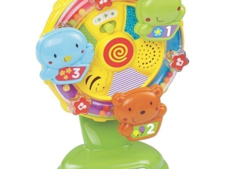 V-TECH  Sing Along Spinning Wheel: 3 press animal buttons teaching animal name, their sound and a playful song - 165903 Supply