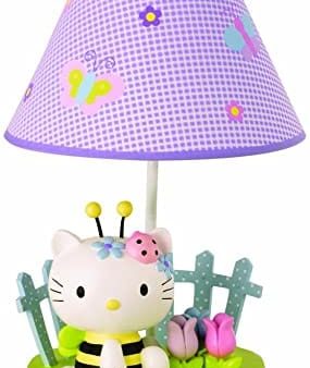 Lambs & Ivy Hello Kitty & Friends Lamp: Lamp Base and Shade includes an energy efficient light bulb - 23024B Online