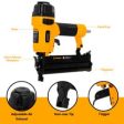 WORKSITE Narrow Crown Air Stapler, Pneumatic 18G, Ideally for Furniture, Flooring, Wooden Ornament   Picture Frame, Roofing Palm - PNT388 Discount