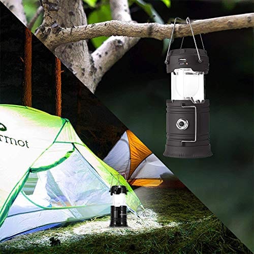 Lanterns, Camping Lantern, Solar Lantern Flashlights Charging for Phone, USB Rechargeable Led Camping Lantern, Collapsible & Portable for Emergency, Hurricanes, Power Outage, Storm -JMADENQ Online now