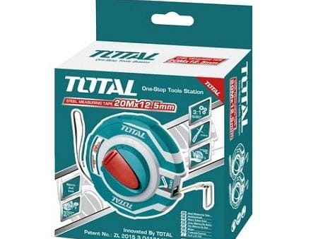 Total Steel Measuring Tape 20M x 12.5 MM-  TMT11206 on Sale