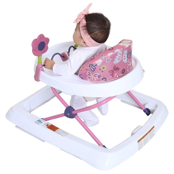 Baby Trend Walker Emily: Large surround tray for food or toys and high back padded seat - WK37823 Fashion