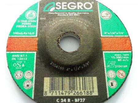 MASONRY GRINDING DISC 4 1 2 X 9 32 X 7 8 SEGRO - 12960 For Sale